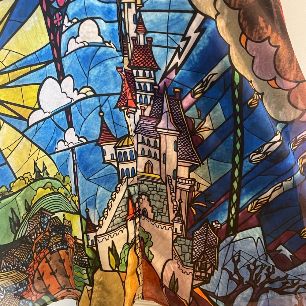 Disney Beauty And The Beast Skater Dress. - image 3